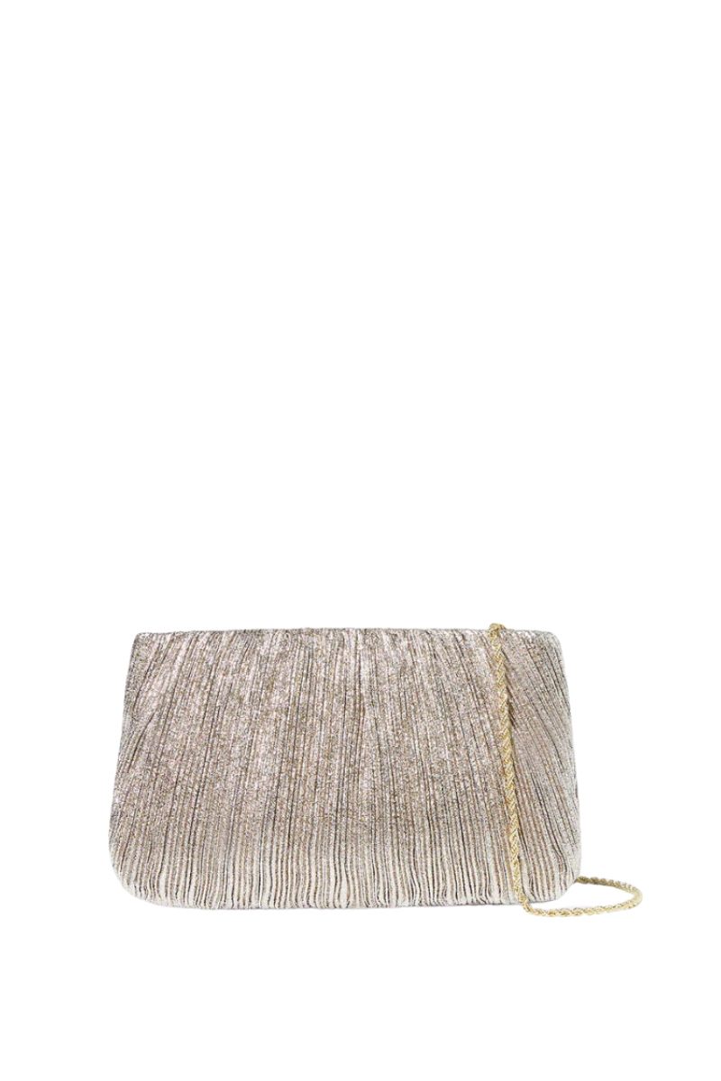 Brit Flat Pleated Clutch