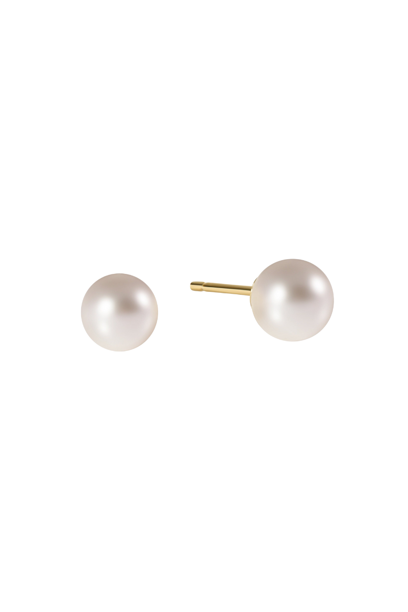 Classic 8mm Ball Stud Pearl