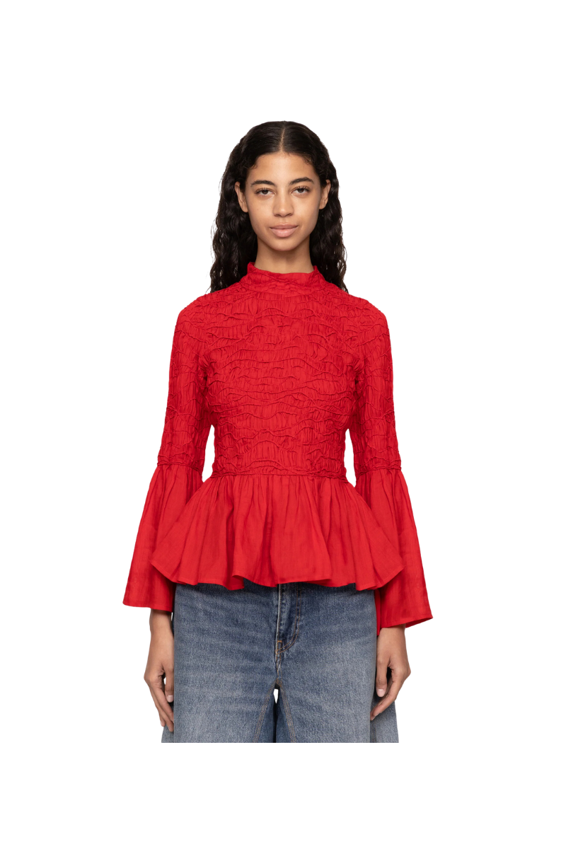 Imogen Solid Long Sleeve Top