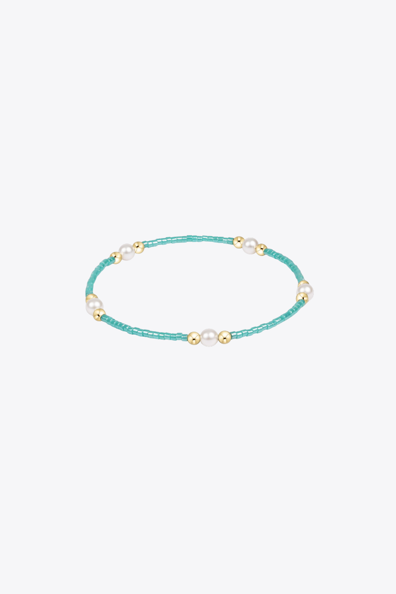 Hope Purpose Pearl Bracelet - Sea Glass