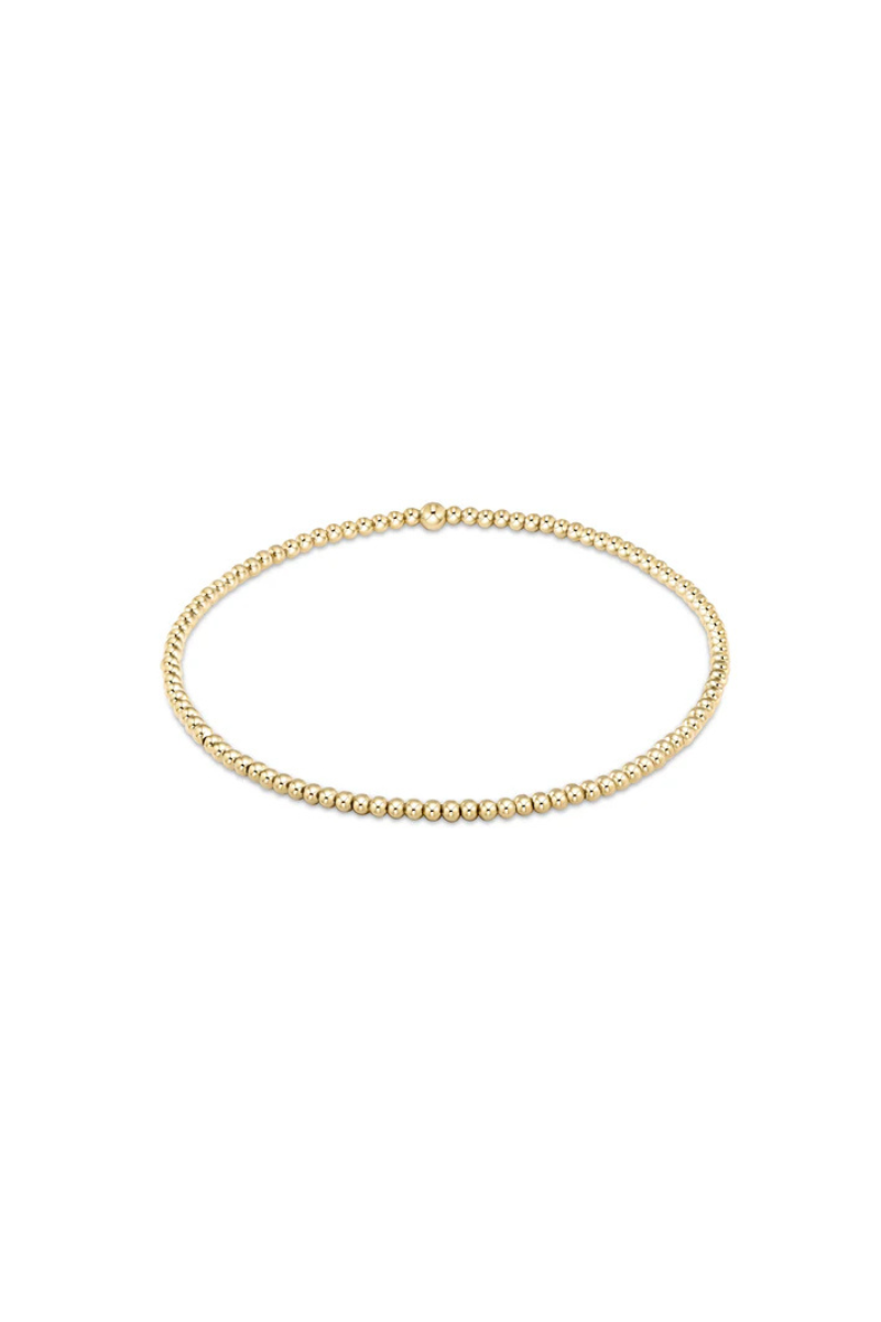 EXTENDS Classic Gold 2mm Bead Bracelet