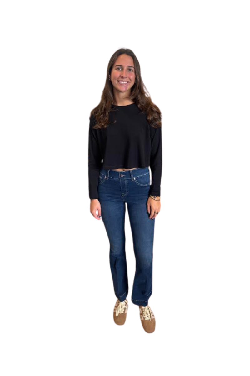 Supernaturals Crop Long Sleeve Top