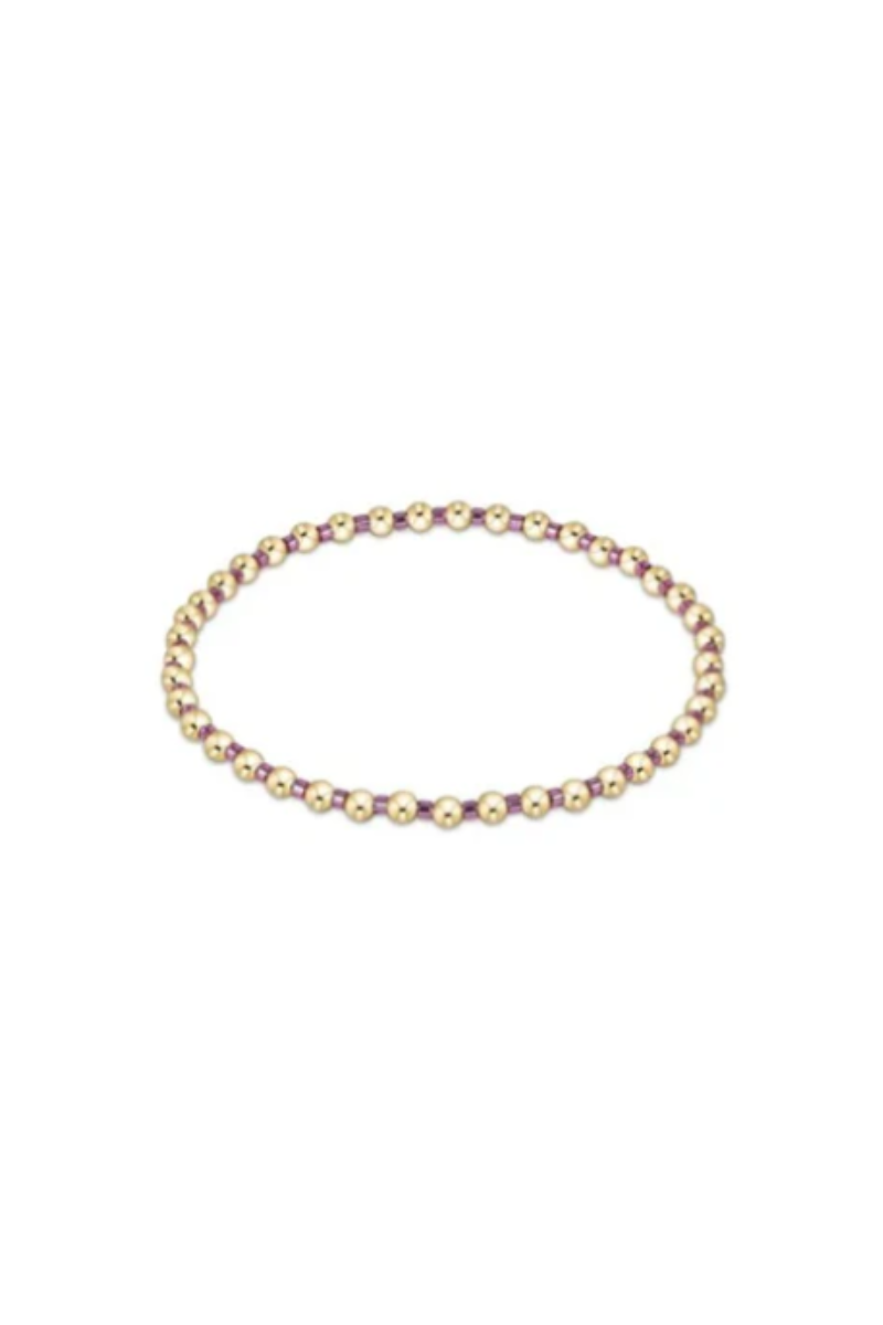 Hope Grateful Bracelet - Pink Metallic