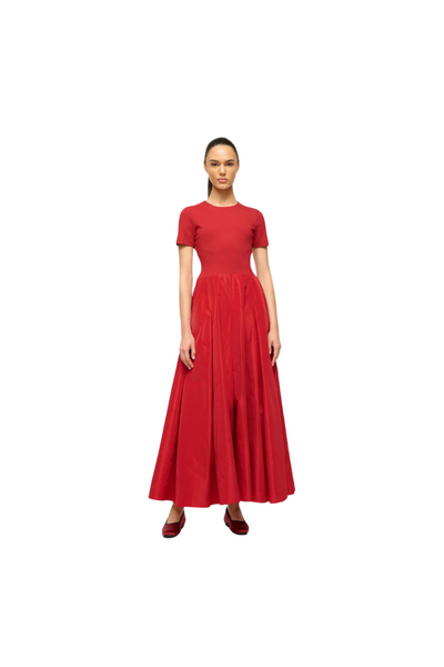 staud hopper pleated cocktail dress STAUD Hopper Dress