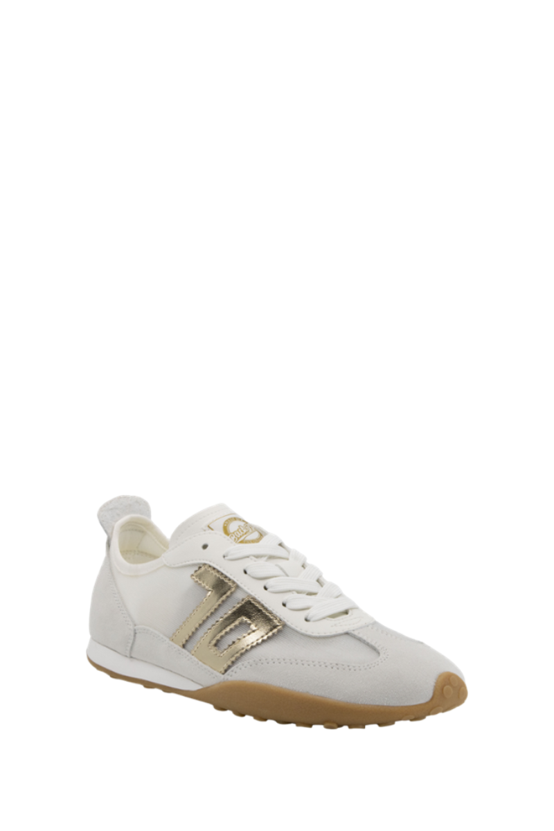 Back 70 Streetwear Paris S26 in White Gold Sneakers