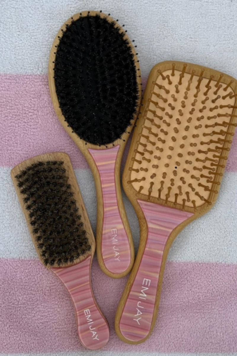 Flat Brush in Lychee Baby