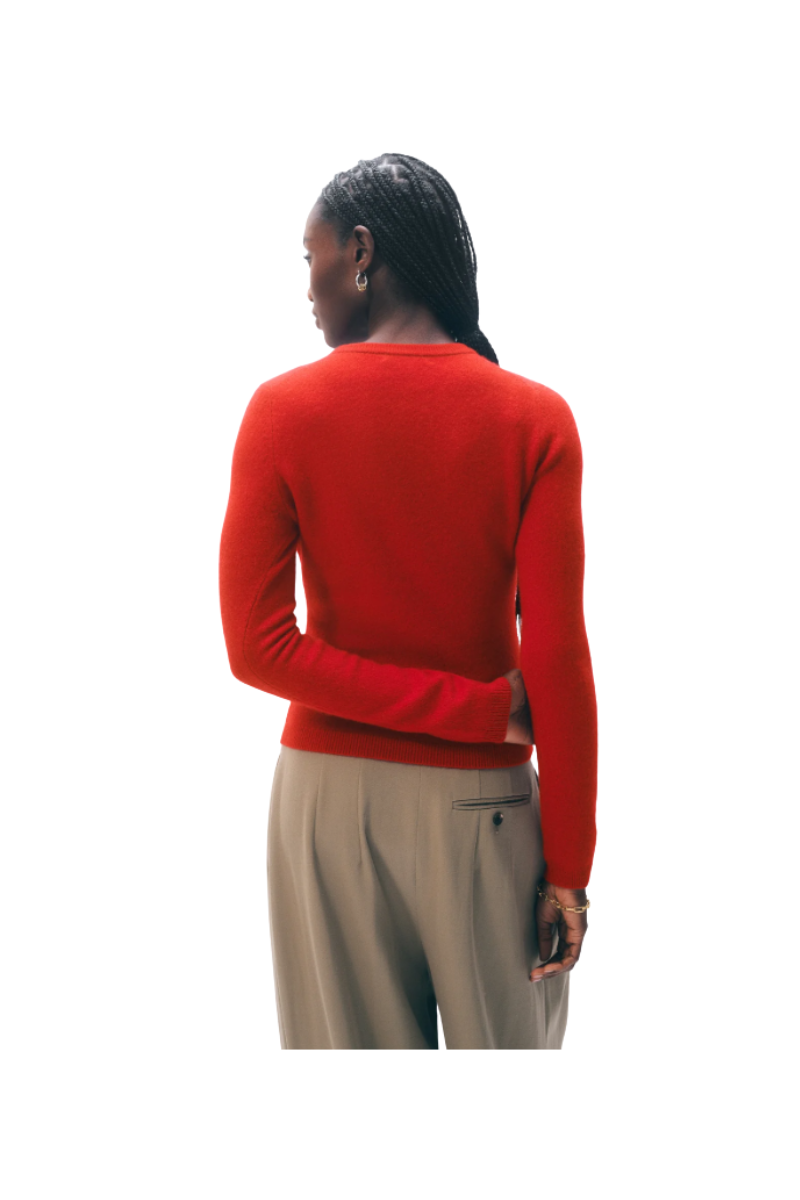 Cashmere Slim Stretch Crew