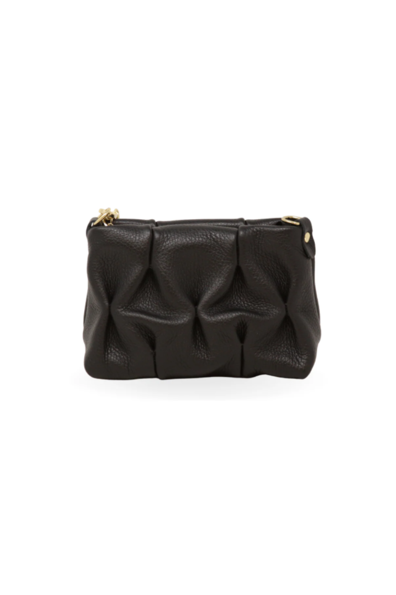 Genuine Italian Leather Quilted Crossbody Bag