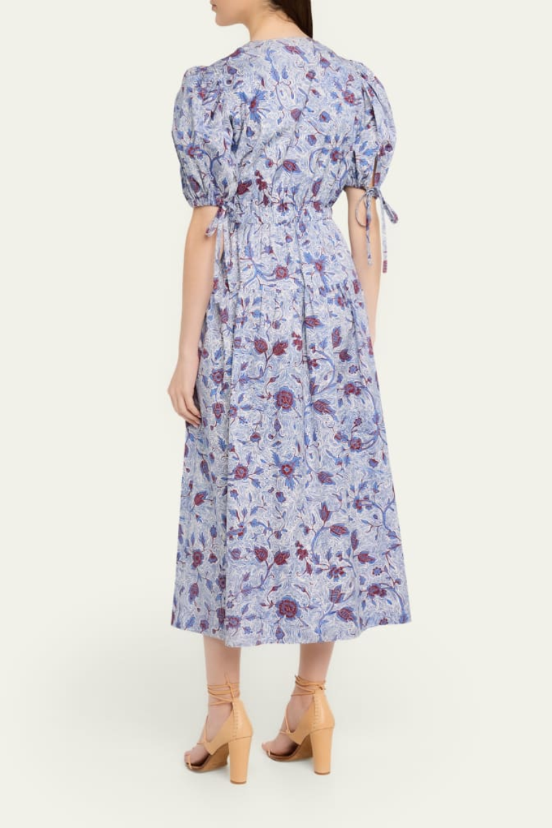 Adriana Short Sleeve Cotton Dress