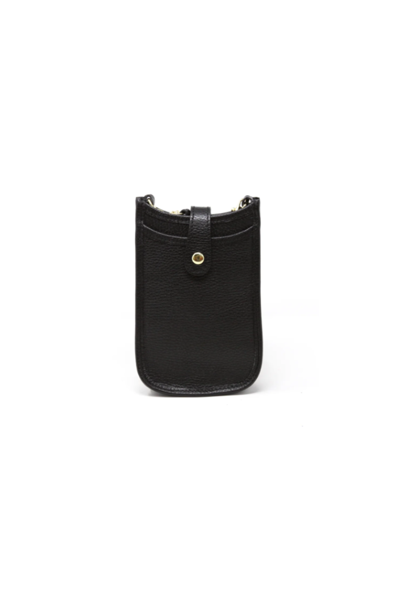 Genuine Italian Leather Cellphone Crossbody Bag