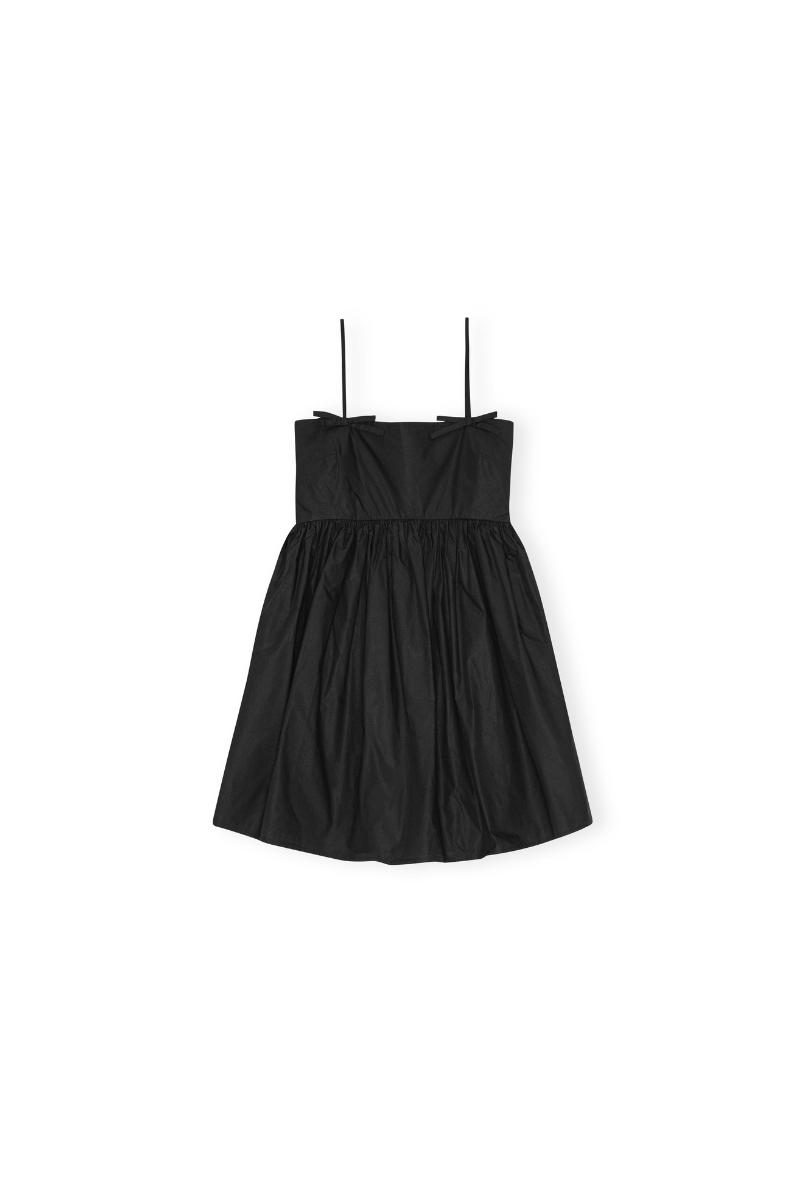 Cotton Poplin Strap Dress