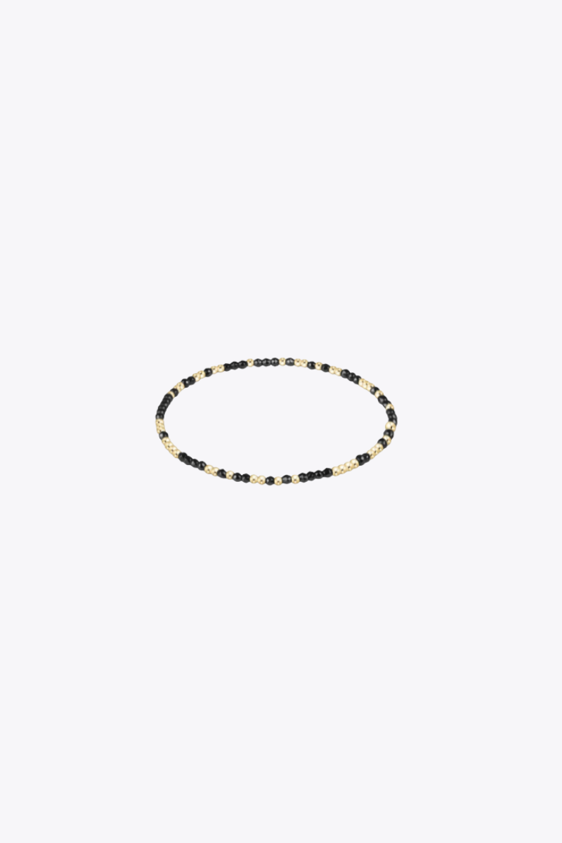 Hope Unwritten Faceted Hematite 2mm Bead  Bracelet