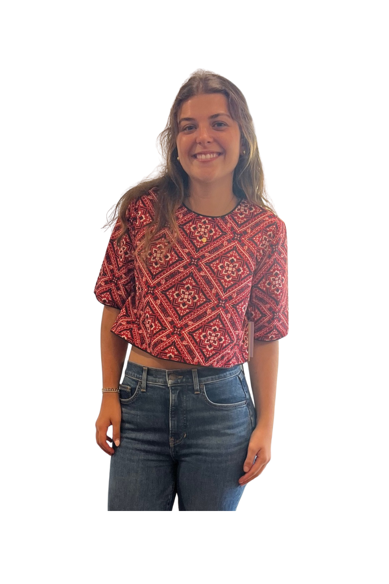 1/2 Sleeve Crop Bandana