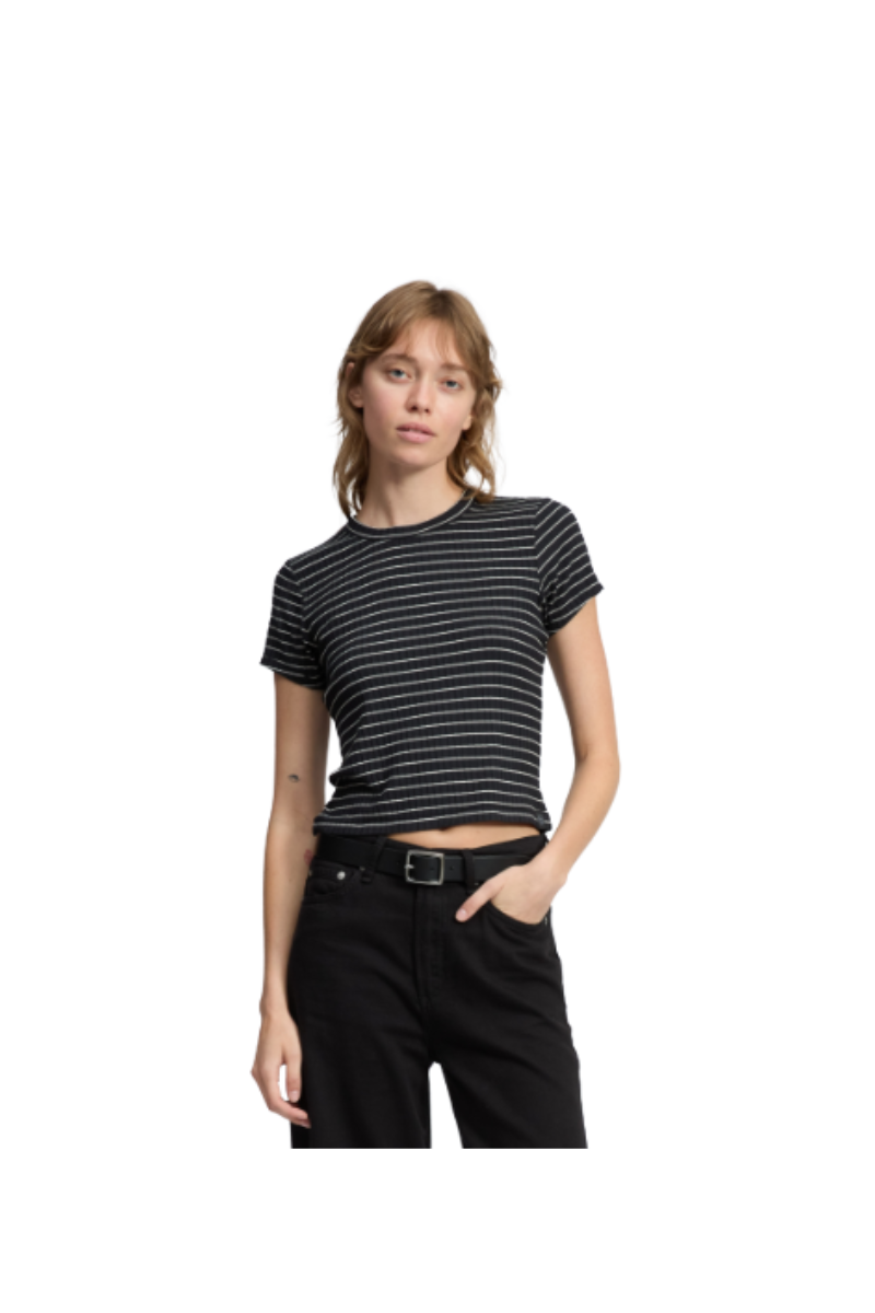 Luca Stripe Rib Baby Tee