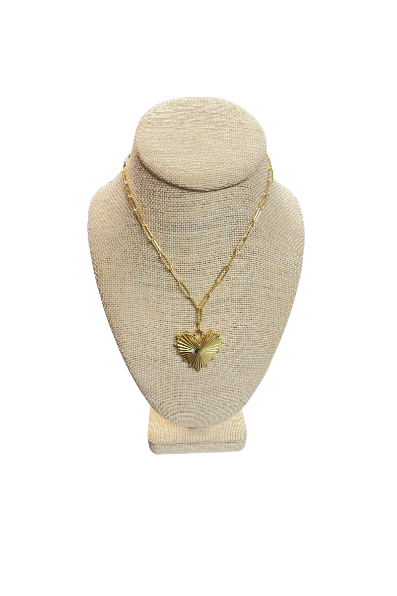 Heart of Gold 18" Gold-Filled Link Chain