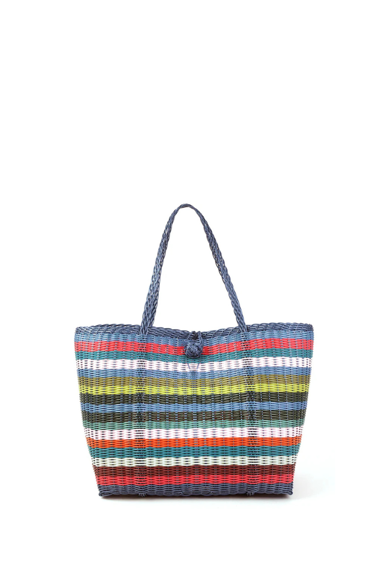 Medium Multi Stripe Bright Tote