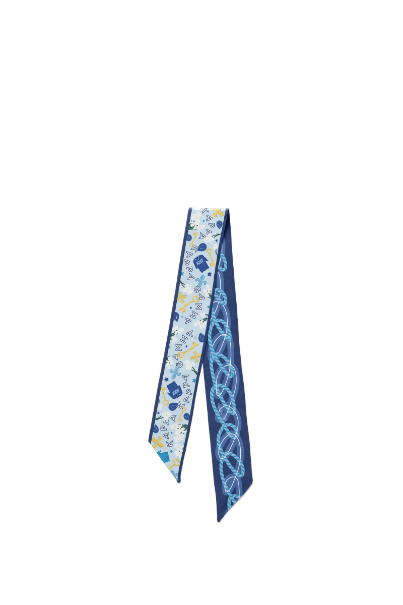 Kappa Kappa Gamma Twilly Scarf