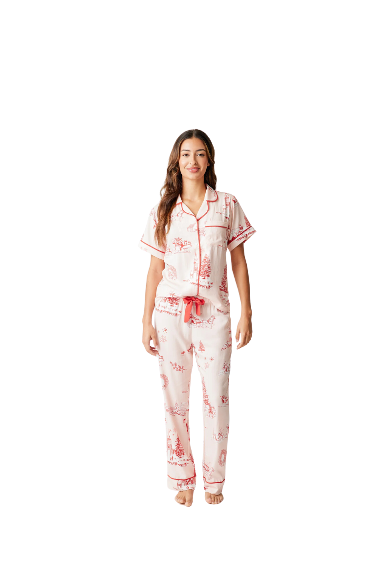 Holiday Toile Pajama Pants Set