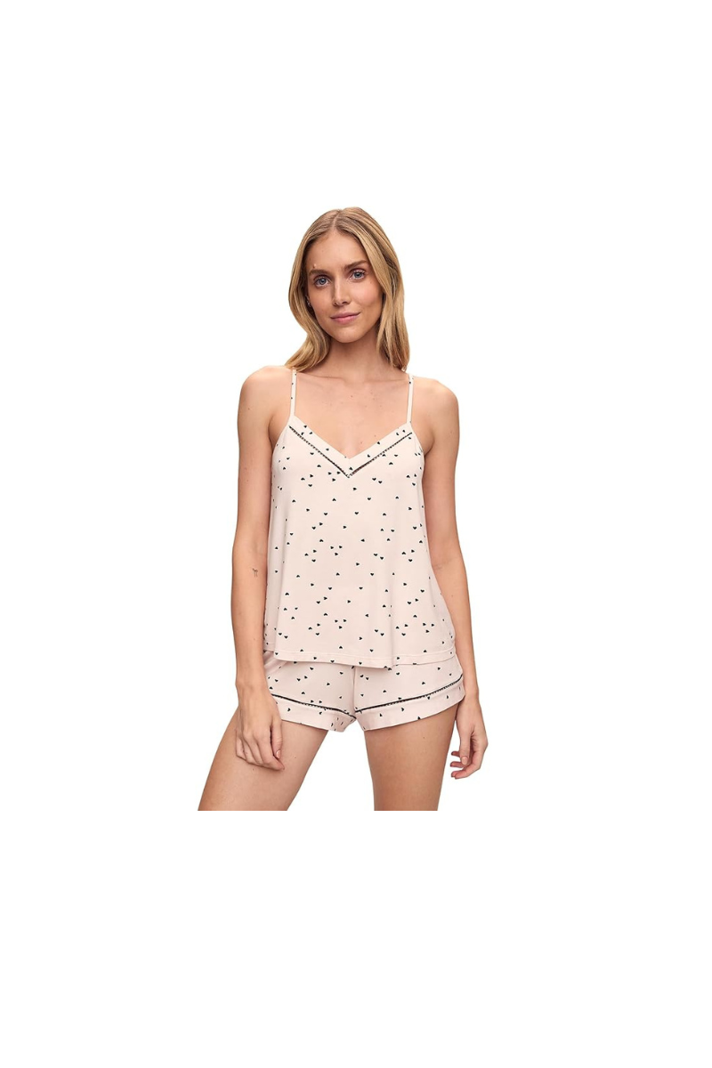 Fiona Double V Cami & Short PJ Set