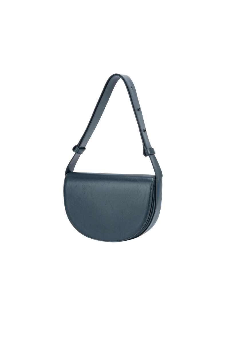 Cliff Glossy Structure Handbag