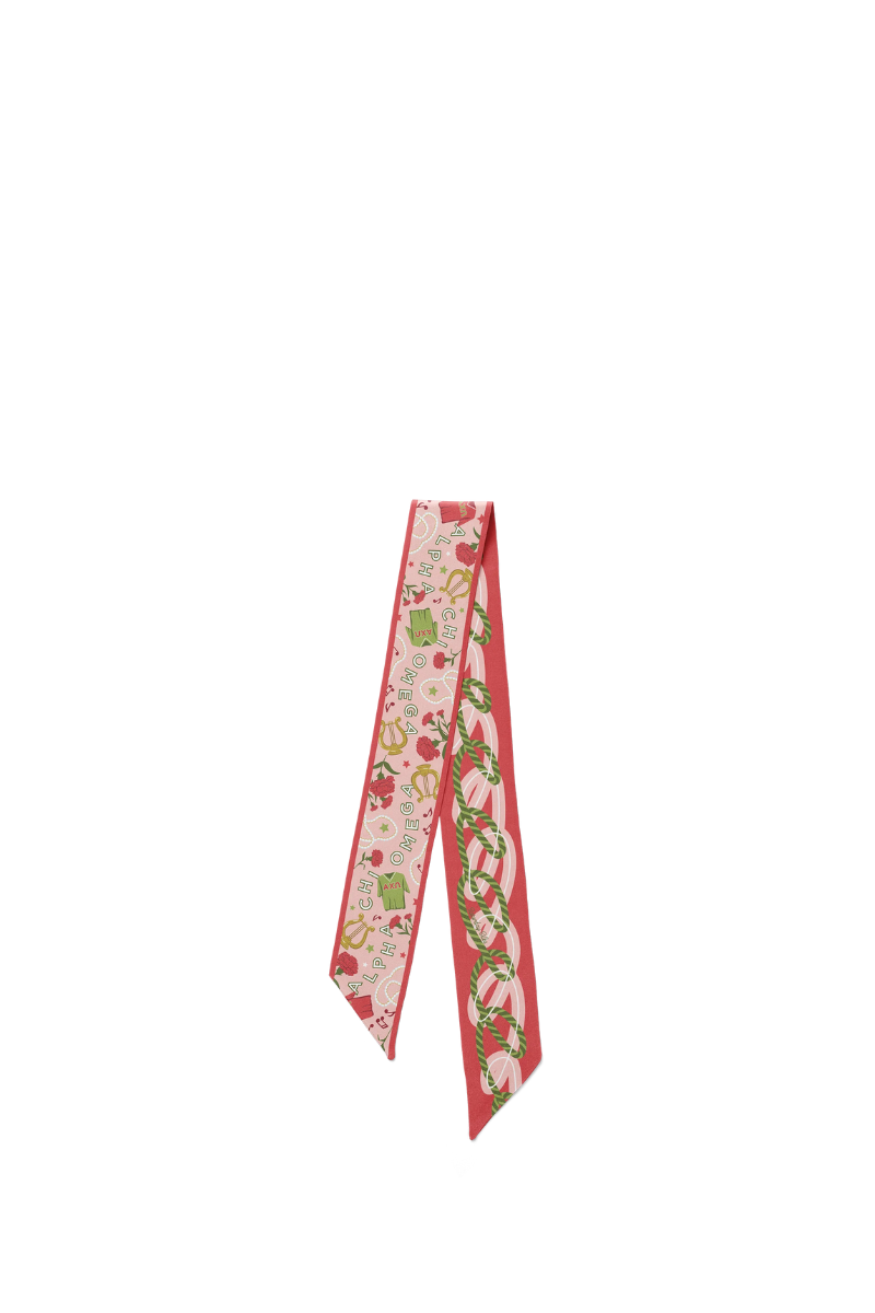 Alpha Chi Omega Twilly Scarf