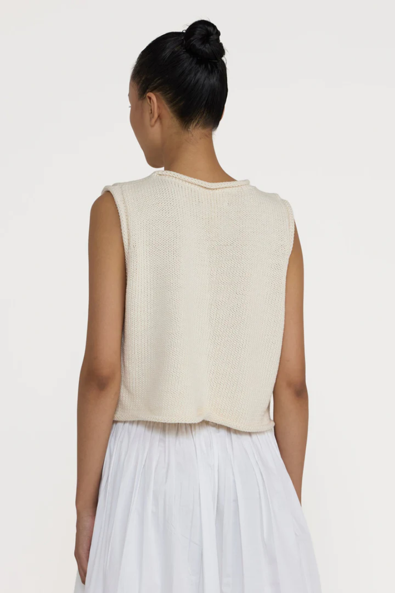 Cropped Knit Tank