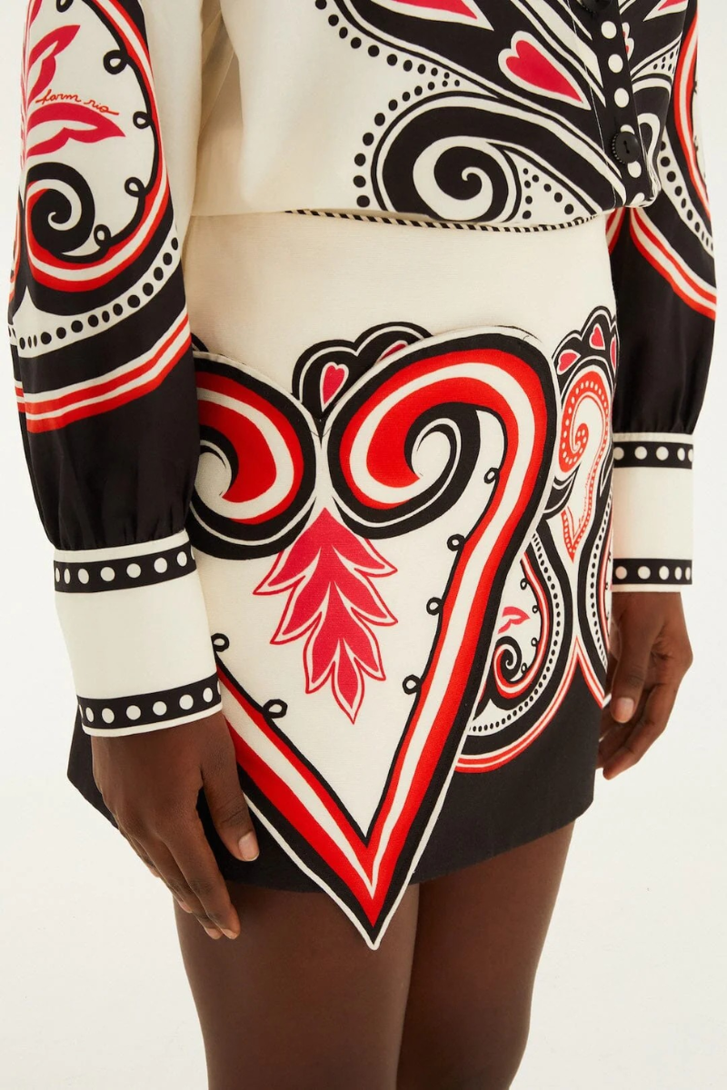 Graphic Ainika Mini Skirt