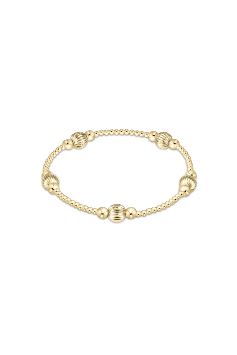 Purpose Dignity 6mm Bead  Bracelet - Gold
