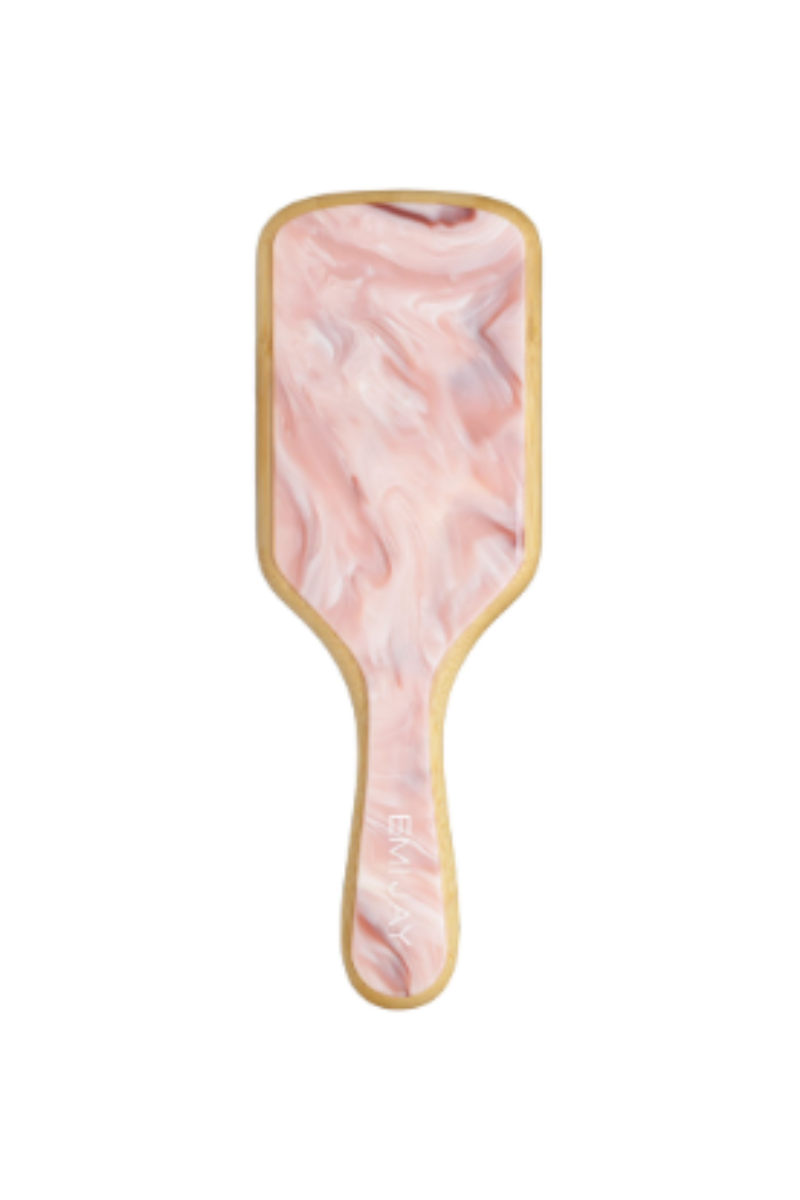 Bamboo Paddle Brush in Pink Chantilly