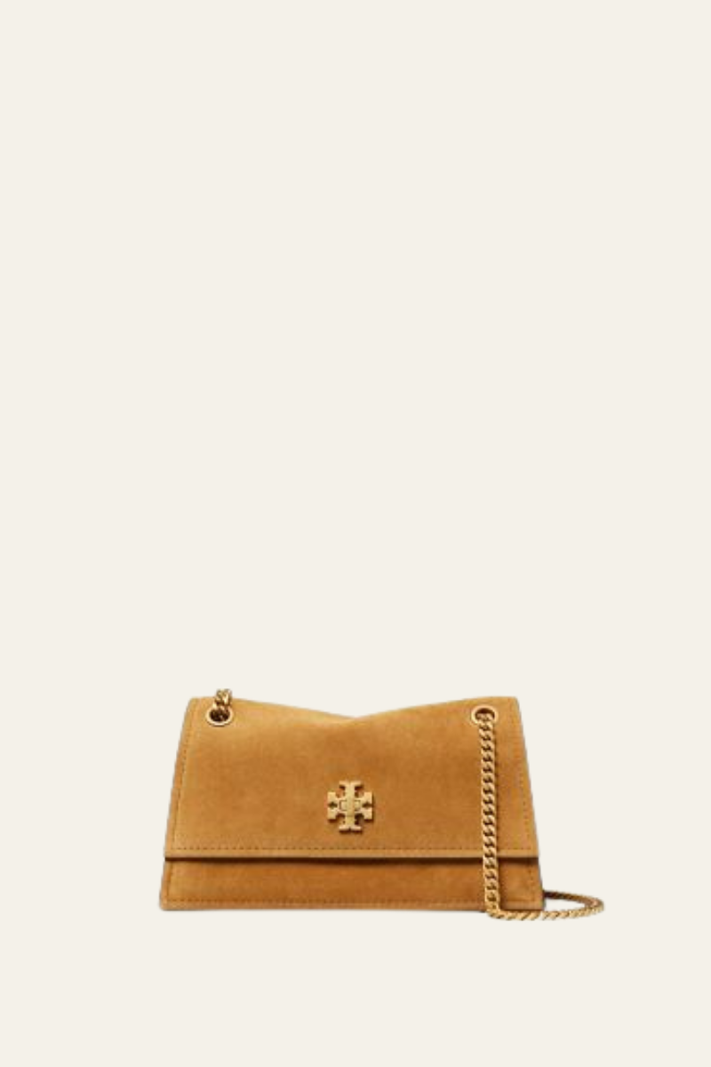 Kira Turnlock Suede Mini Bag