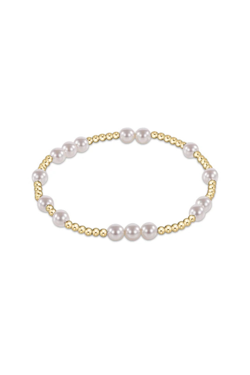 EXTENDS Hope Unwritten 5mm Bead Bracelet - Pearl