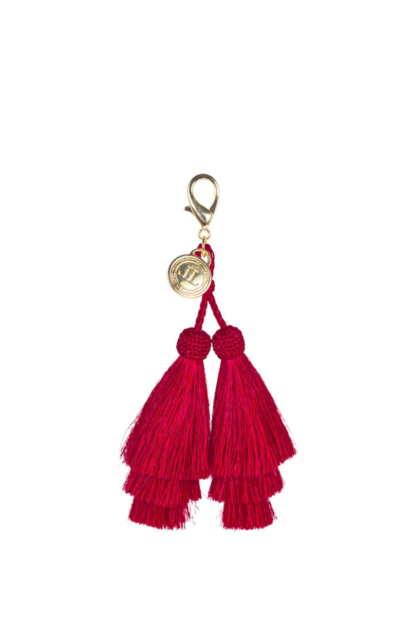 Horsehair Tassel-Double Keychain