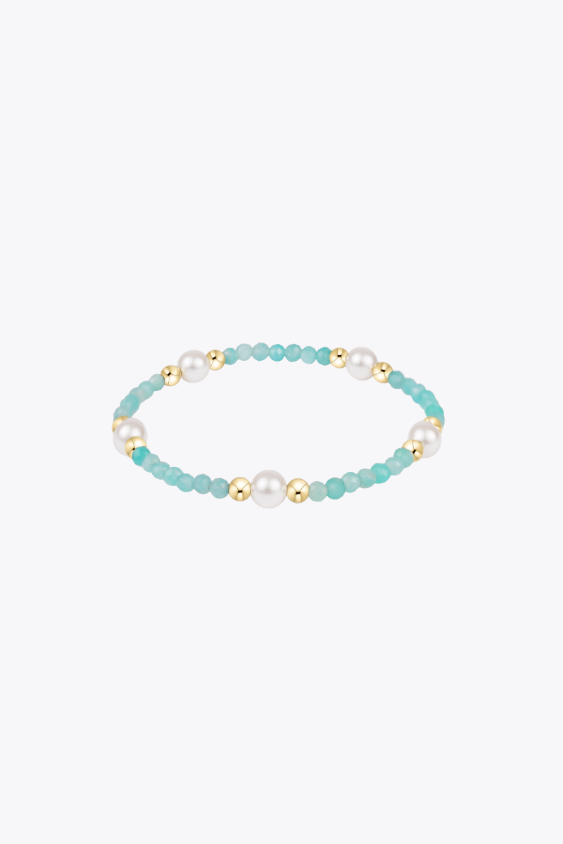 Purpose Pearl 6mm Gem Bracelet - Amazonite