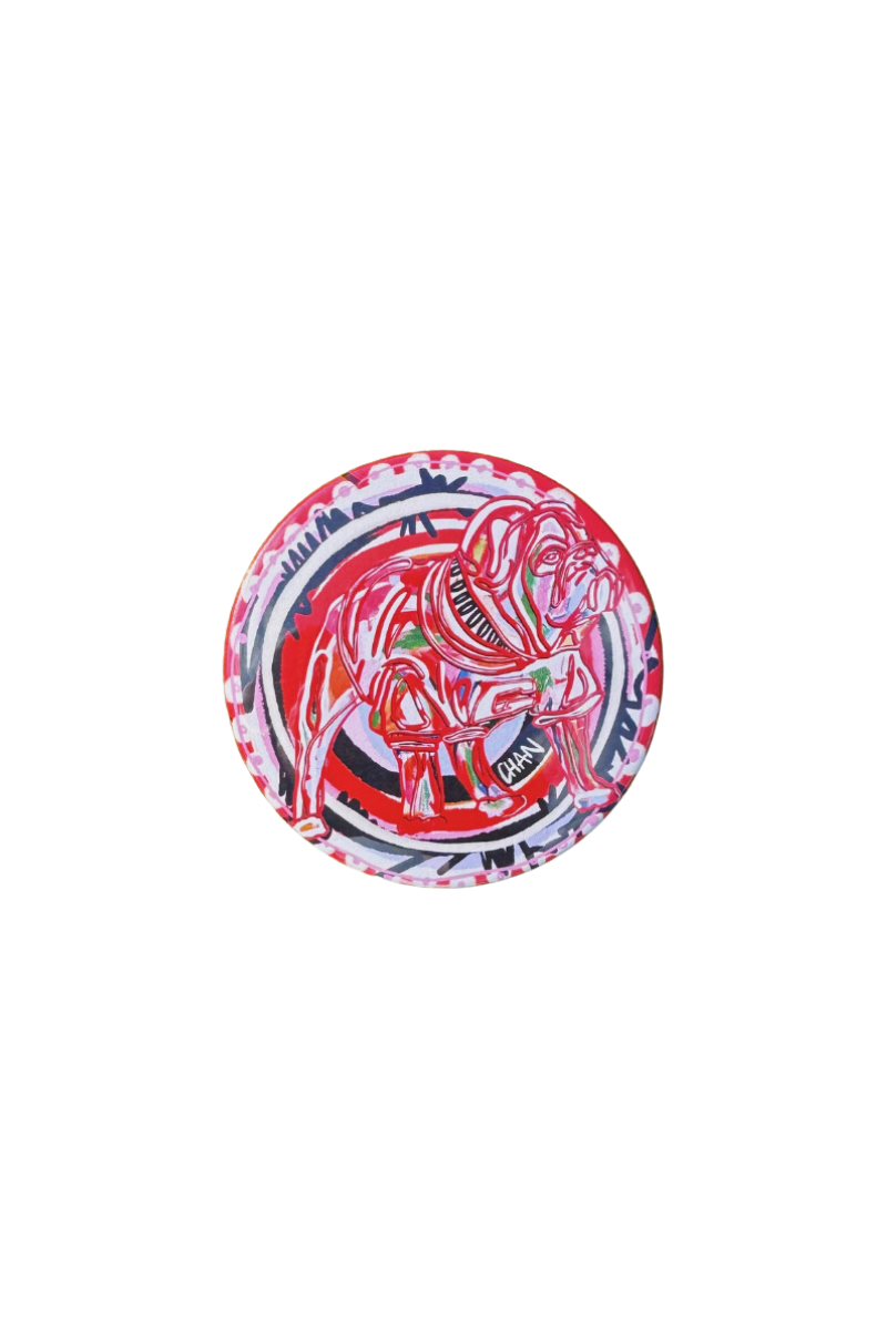 2.25" Abstract Dawg Button