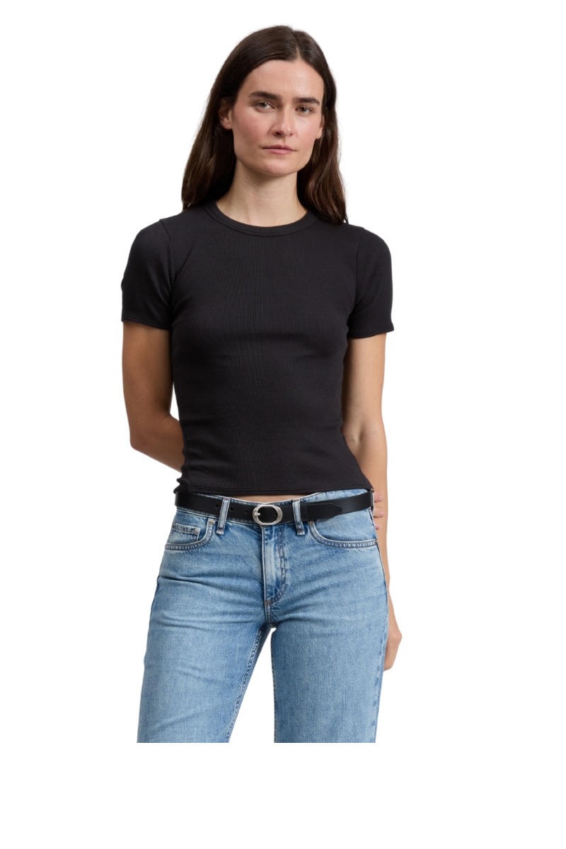 The Essential Rib Short Sleeve Crew
