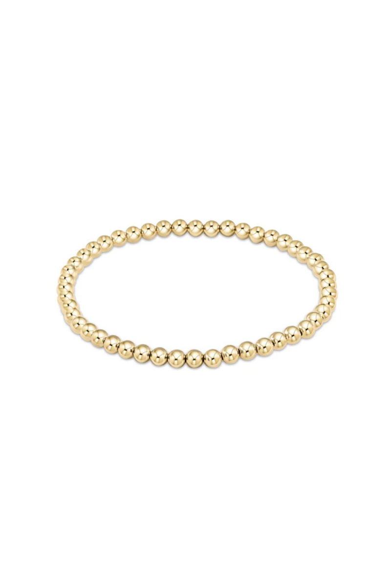 EXTENDS Classic Gold 4mm Bead Bracelet