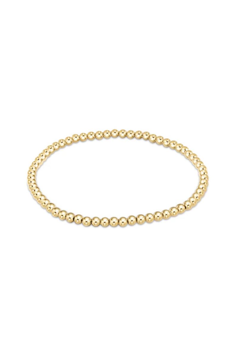 EXTENDS Classic Gold 3mm Bead Bracelet