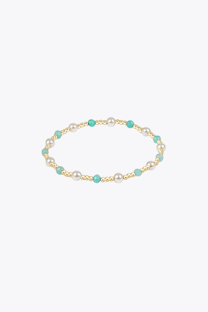 Pearl Sincerity 4mm Gem Bracelet - Amazonite