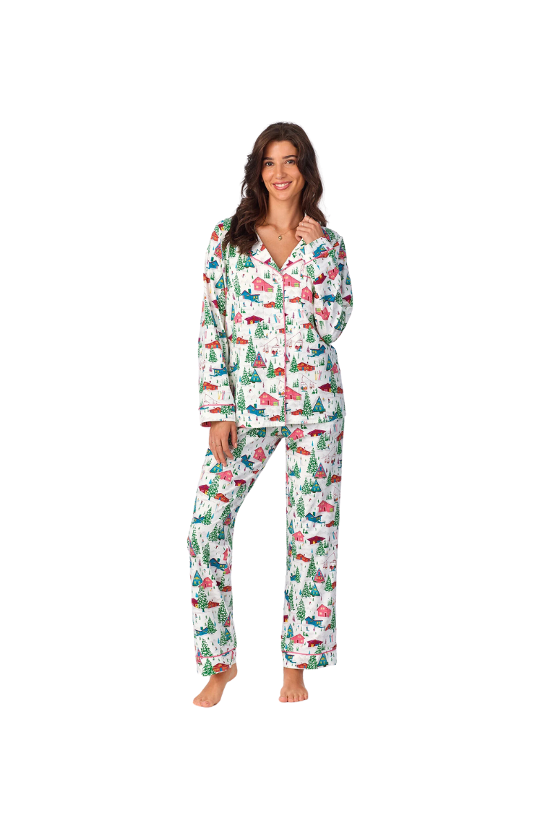 Alpine Cabins Long Sleeve PJ Set