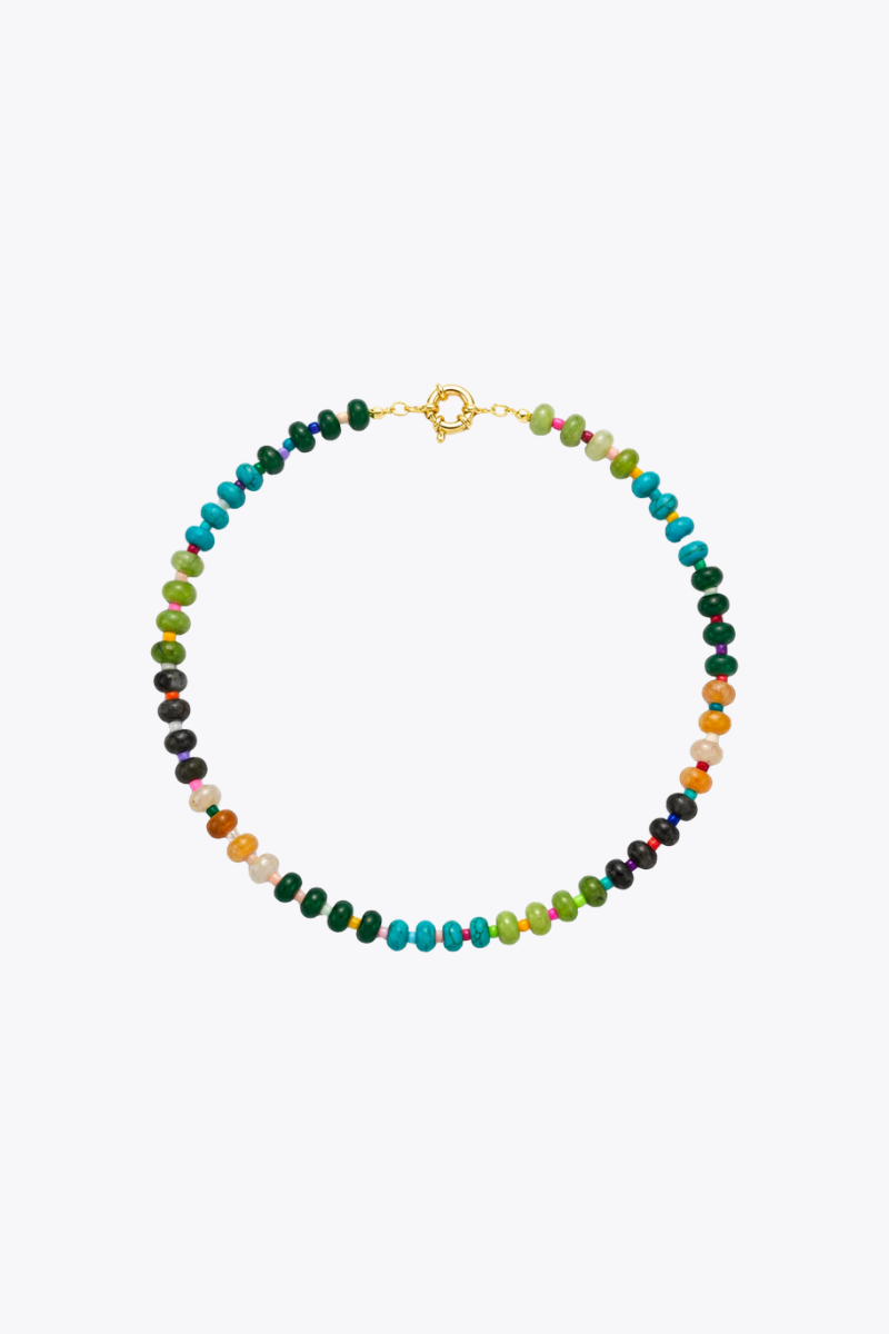 Seamoss Beaded Toggle Necklace