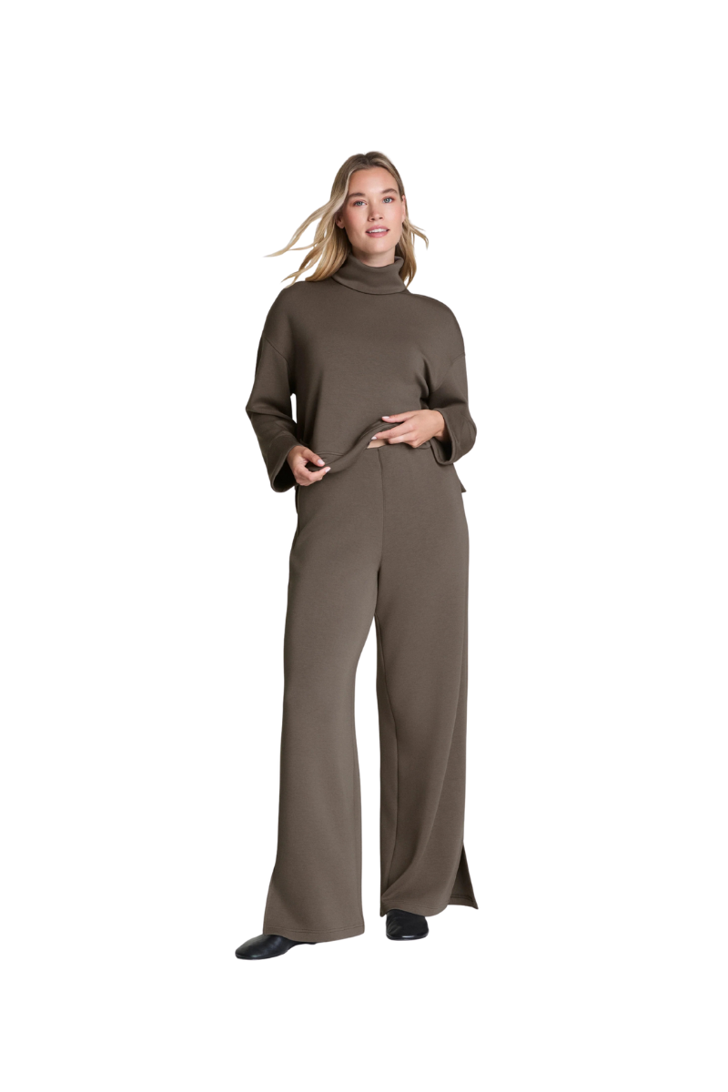 Airessentials Smooth Front Wide Leg Pant