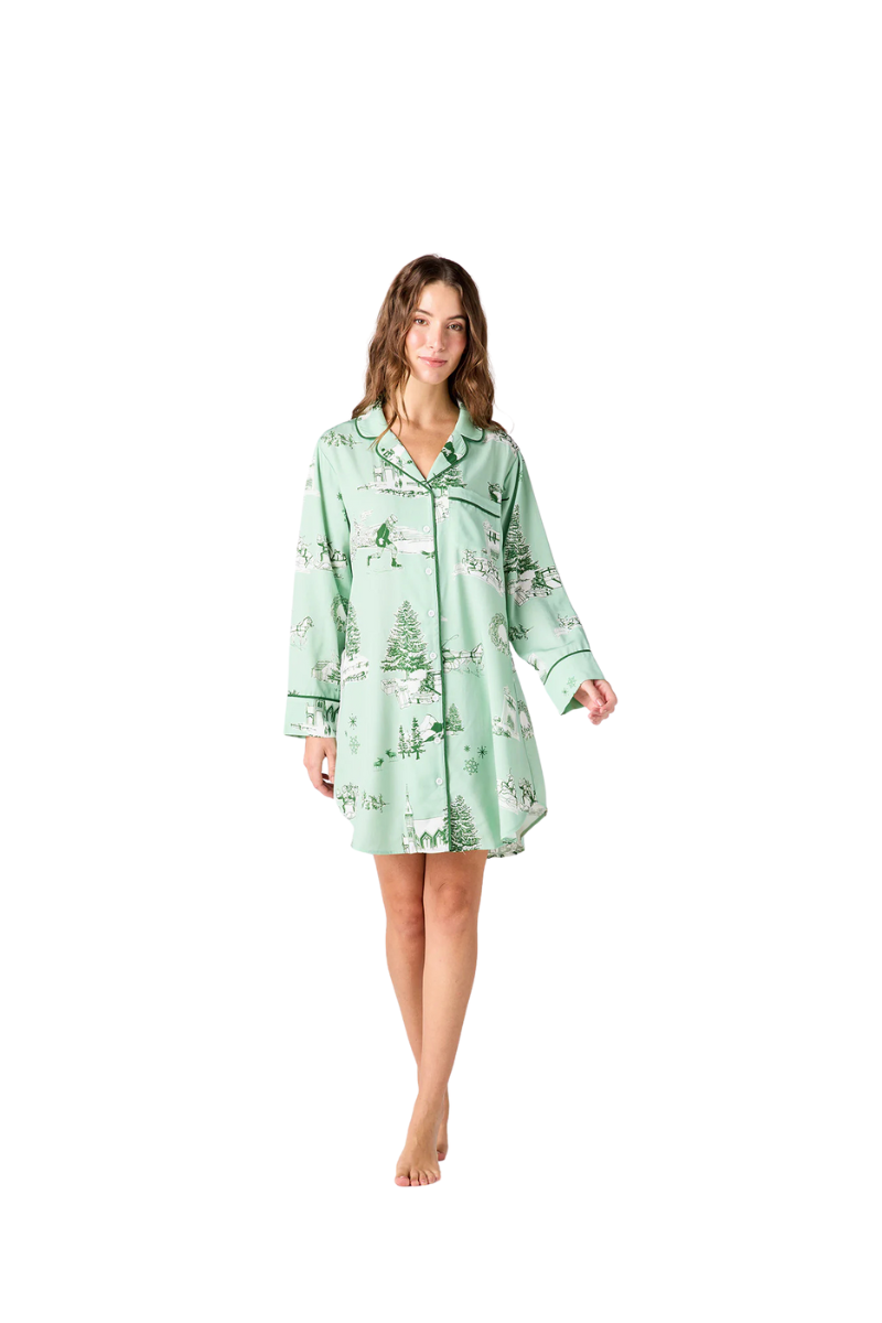 Holiday Toile Sleep Shirt