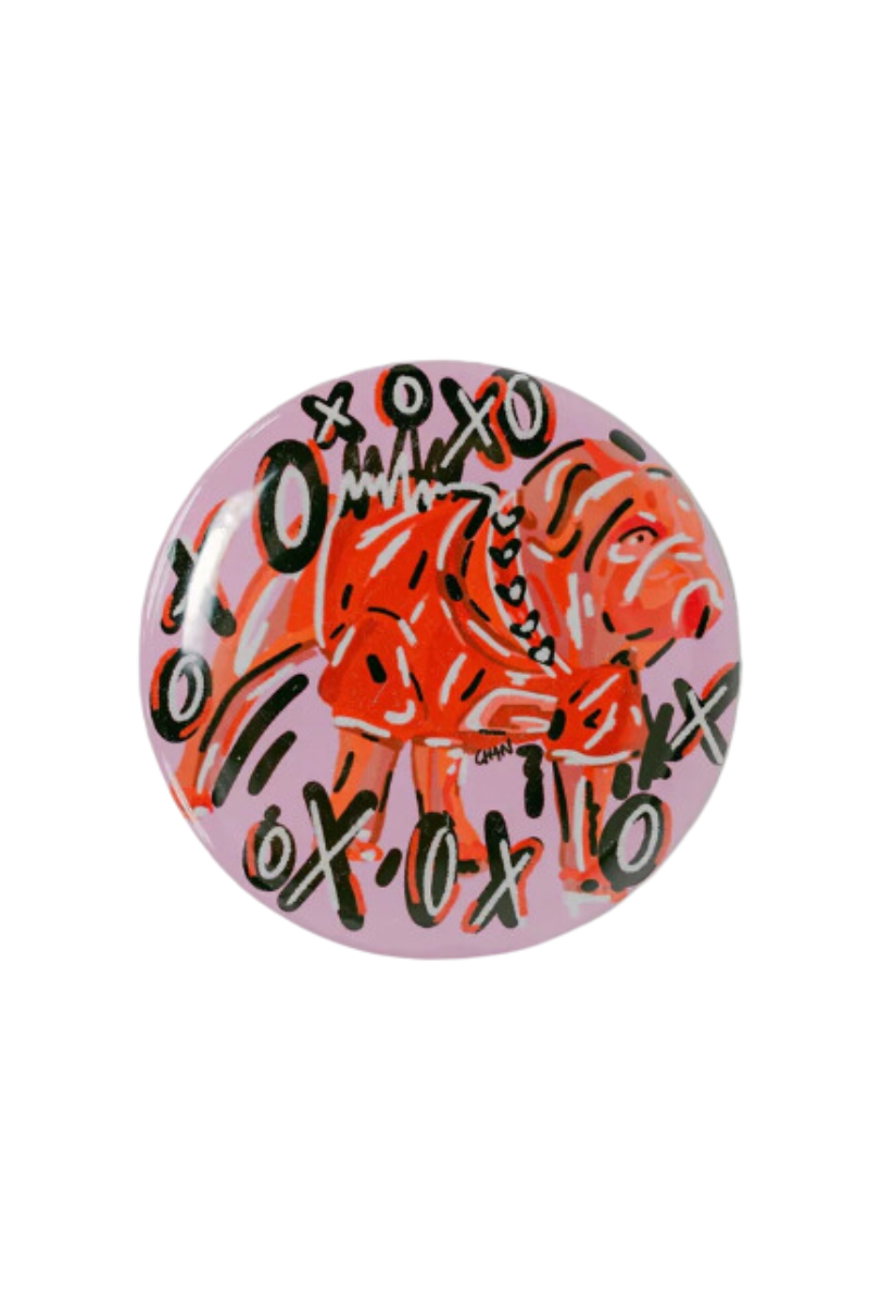 3" XOXO Dawg Button