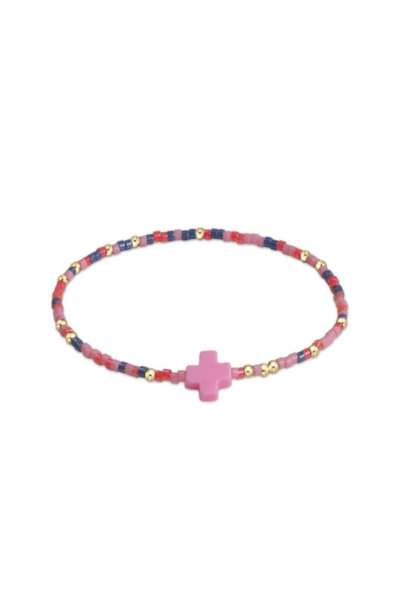 egirl Hope Unwritten Signature Cross Bracelet - You're Gum-Believable