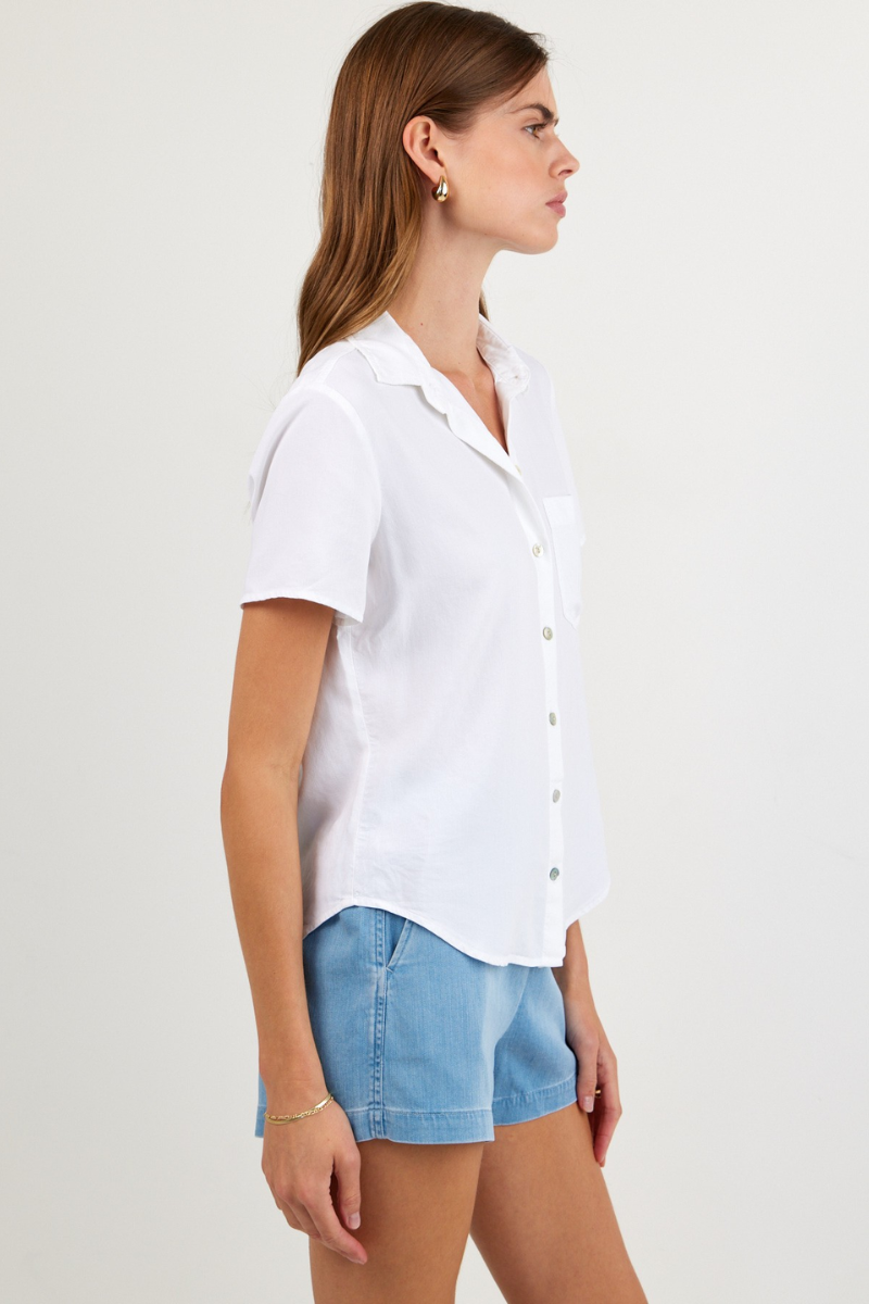 Short Sleeve Pocket Button Down