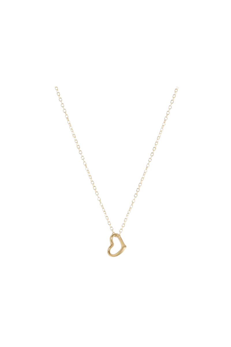 egirl 14" Necklace Gold - Love Small Gold Charm