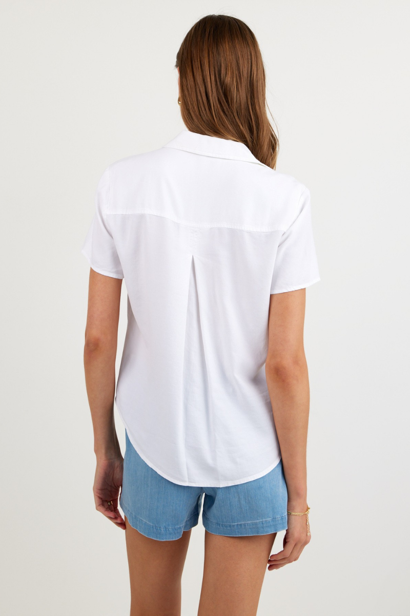 Short Sleeve Pocket Button Down