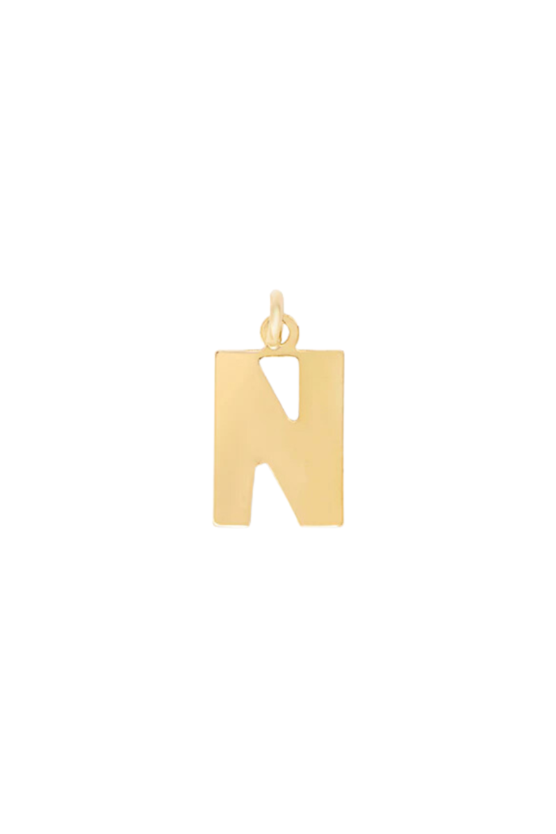 Letter "N" Charm