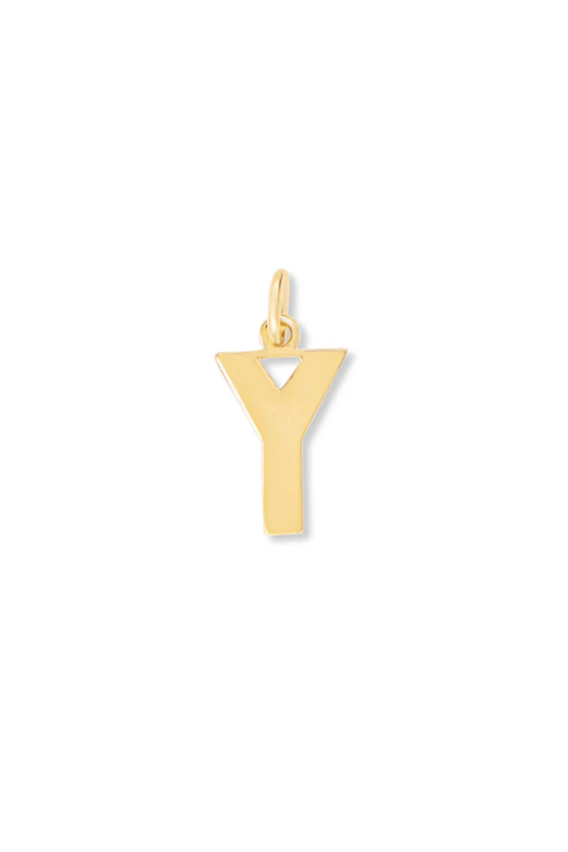 Letter "Y" Charm