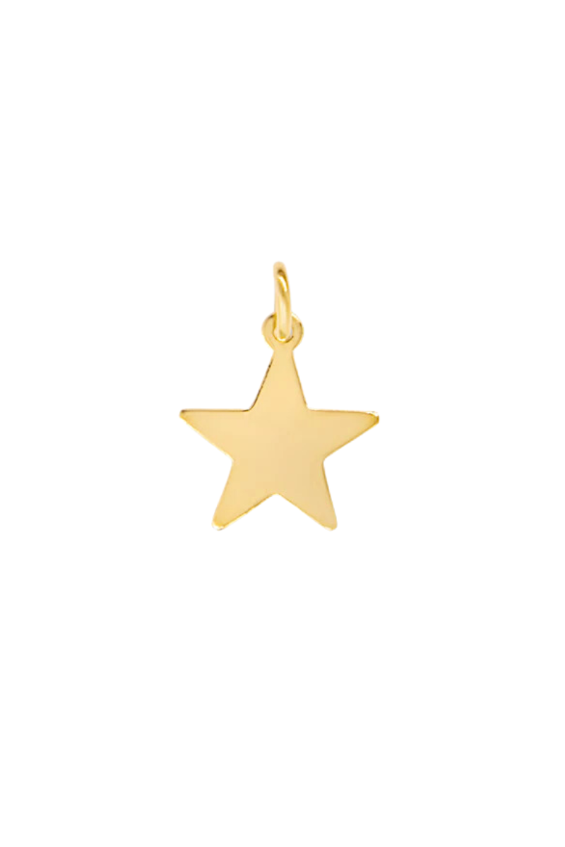 Flat Star Charm Small